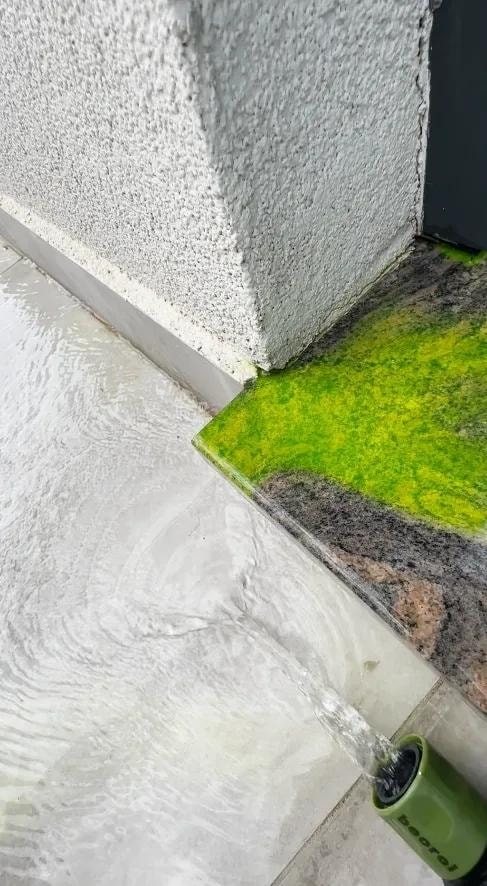 Ugao terase sa fluorescentnom bojom - lociranje mesta curenja
