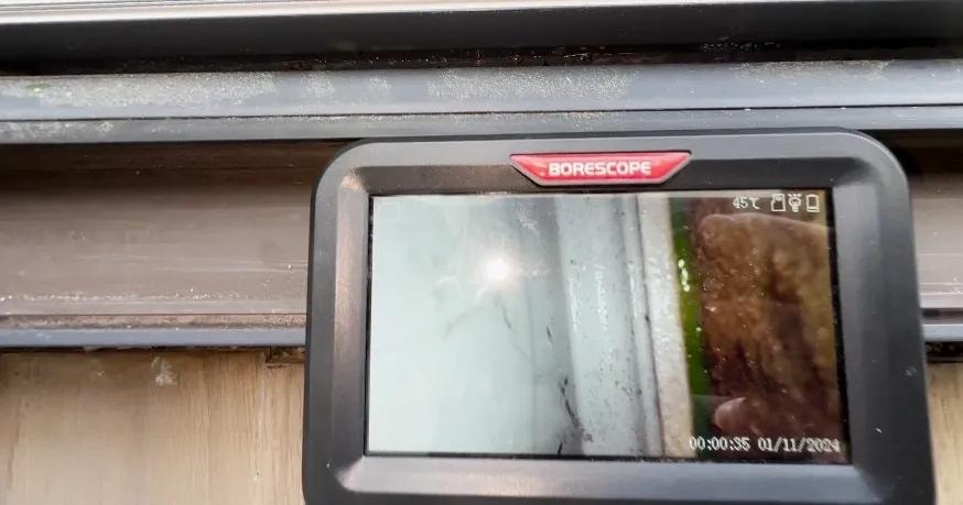 Borescope kamera - inspekcija unutrašnjosti profila stolarije